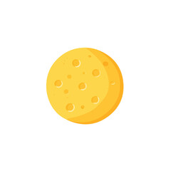 My Simple flat 2D icon cheese isolated on transparent background, vector, flat design, animation design, vector, flat design, animation design, simple flat 2D icon, minimalist design