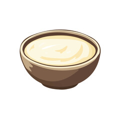 My Simple flat 2D icon tahini isolated on transparent background, vector, flat design, animation design, vector, flat design, animation design, simple flat 2D icon, minimalist design