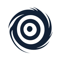 My Simple flat 2D icon hurricane swirl isolated on transparent background, vector, flat design, animation design, vector, flat design, animation design, simple flat 2D icon, minimalist design
