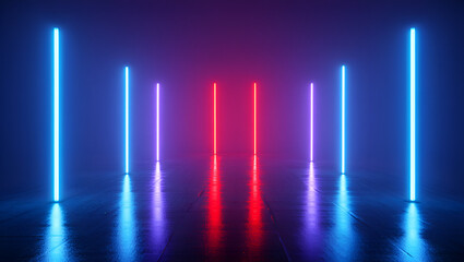 abstract background with red lines