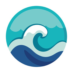 vector illustration of an abstract wave