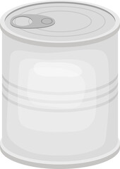 Food can clipart design illustration