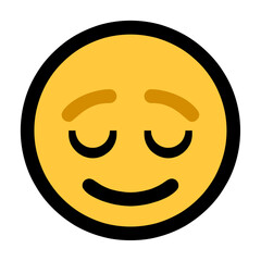 Fototapeta premium Peaceful Emoji