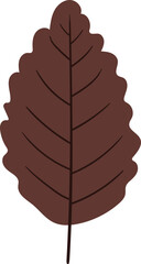 Tree leaf drawing clipart design illustration