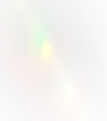 Fototapeta premium Rainbow prism with rainbow light, crystal sparkle, rainbow spectrum on transparent background and rainbow PNG effect