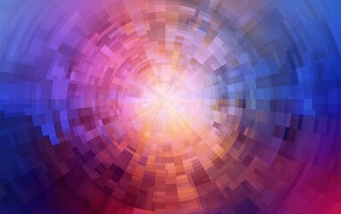 Obraz premium Vibrant Abstract Colorful Swirl