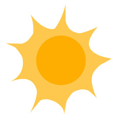 sun icon vector illustration