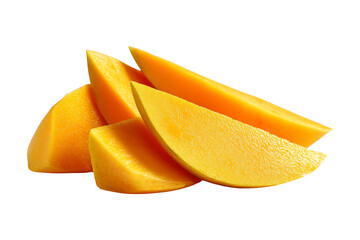 Close-up on sliced mango delight