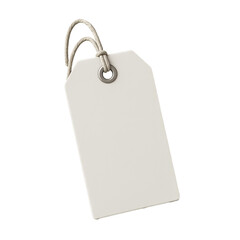 Blank Simple 3D Tag for Labeling Products or Items
