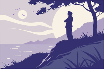 Silhouette of Solitude