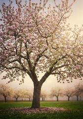 Obraz premium Misty Dawn's Embrace