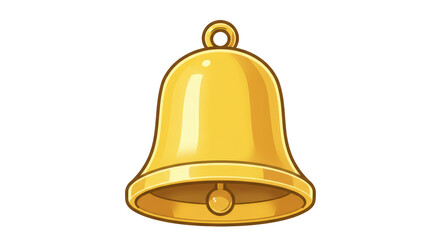 Isolated Golden Bell