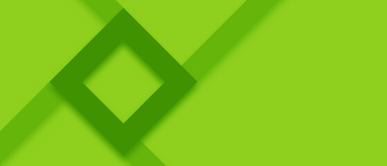 modern green banner template