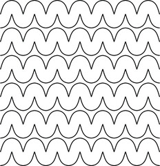Waving sine lines pattern. Wavy lines seamless Pattern. Wave, Zigzag Lines.