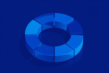 Obraz premium GlassPieChartIcon