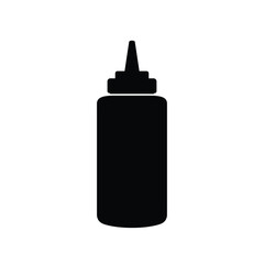 Condiment bottle squeeze bottle sauce dispenser