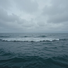 Crystal Blue Waves Washing Over Golden Sandy Beach