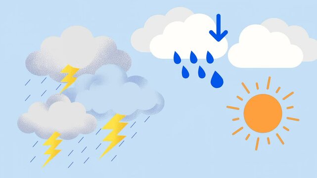 slow motion weather footage