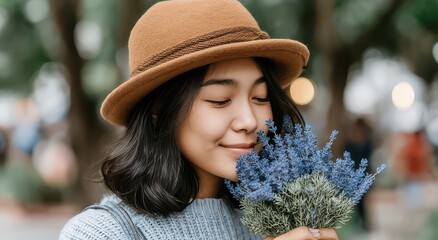 Joyful Moments with Lavender Flowers 