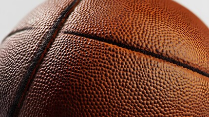 realistic basketball isolated on white