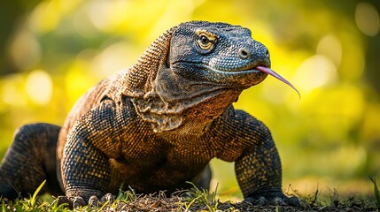 Komodo Dragon Portrait (1)
