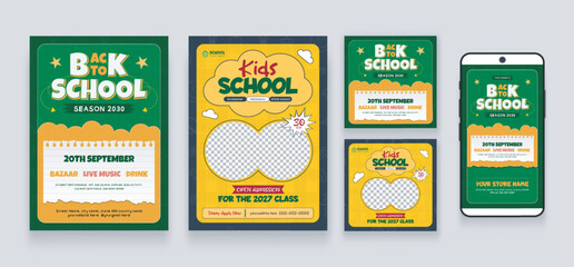 Kids School Template Layout
