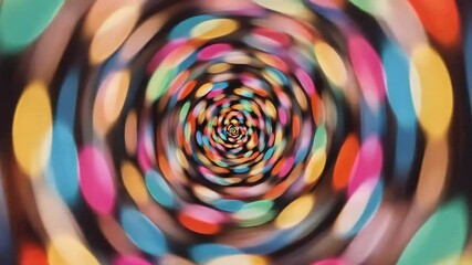 abstract background with colorful circles - Powered by Adobe