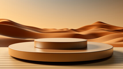 3d render Minimal abstract background Empty