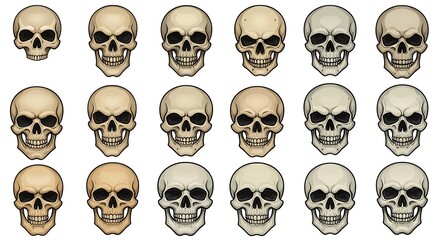 Spectral Hues: A Skull Study