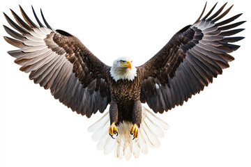 Obraz premium Majestic Bald Eagle Spreading its Wings