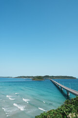 【縦写真】角島大橋