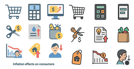 Inflation impact on shopping habits and consumer financial decisions