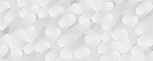 Abstract bright white background - Geometric round texture