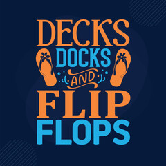 Decks docks and flip flops design File