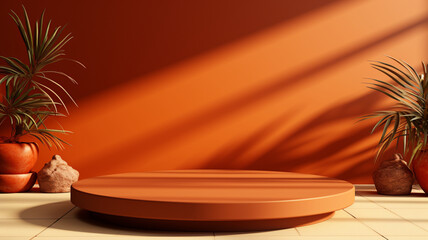 3d render Minimal abstract geometric background