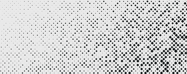 Halftone dots background grunge grain noise texture. Vector abstract pattern for comics background