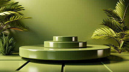3d render Minimal abstract geometric background