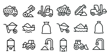 set of vector icons