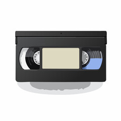 Minimal VHS Tape Illustration 