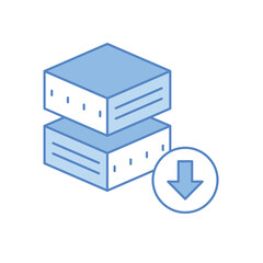 Data Download Vector icon