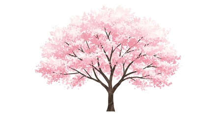 Obraz premium Pink Blossom's Gentle Sway