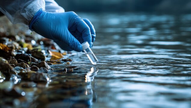 Water sample collection for environmental analysis