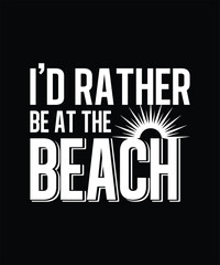 Beach Typography Design, EPS, VECTOR
