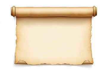 Aged scroll of parchment (1)