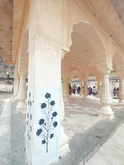 Amber Fort in Jaipur, an architectural mavel at Rajasthan.