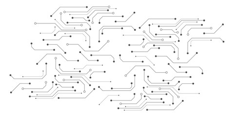 Gray white background image, technology background design and communication connection. 