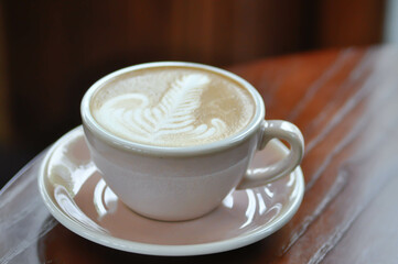 hot cofffee, cappuccino coffee or latte coffee or flat white or mocha coffee