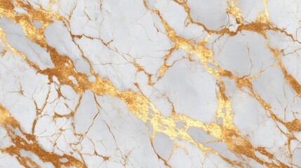 High-End Marble Texture &ndash; Gold on Cream Canvas.