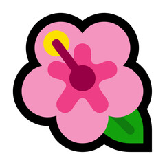 Hibiscus Emoji
