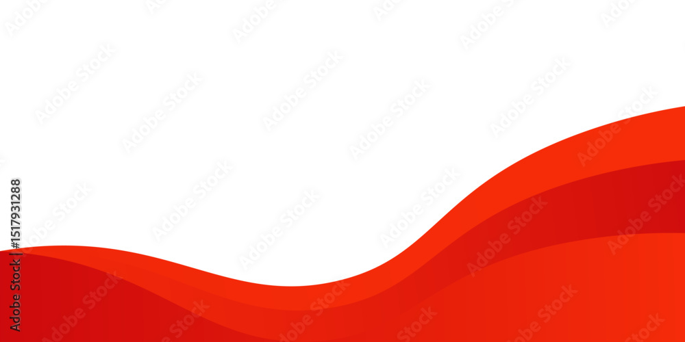 Aufkleber tor red line background curve element with white space for text and message design, overlapping laye